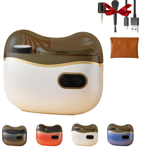 Nouveau Coupe Ongle Electrique, Coupe-Ongles Et Polisseur Électrique 2-En-1, Lime A Ongle Electrique Et Polisseur Électrique, Rechargeable Par Usb, Avec Led, Pour Bébés, Enfants Et Adultes (Gris)