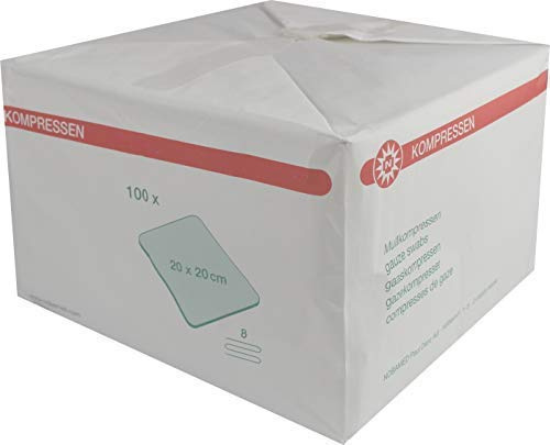 Nobamed Kompressen 800 Stück (8 x 100) 8-fach 20 x 20 cm
