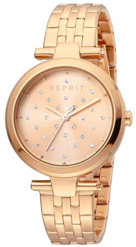 ESPRIT Quarz-Armbanduhr aus Edelstahl, Armband