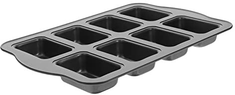 Kichvoe Mini-kastenform aus Kohlenstoffstahl Quadratische Muffinform für Brotbacken Mini-backformen als Brotformen Kürbis-kastenform für Verschiedene Brotsorten
