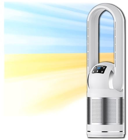 JUNZAI Ventilador torre Con Control Remoto Pantalla Led Ventilador torre Silencioso 3 Modos 8 Velocidades Ventilador Silencioso torre Oscilación 80° Temporizador 8H