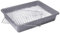 Optimal Products Large Oven Rack & Grill Soaking Cleaning Tray Industrial Grade Polypropylene 55 x 40 cm UK (Silver)