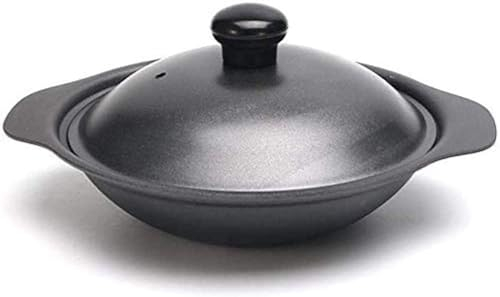 Mini Wok En Fonte Avec Couvercle, 18 Cm / 20 Cm / 22 Cm / 24 Cm / 26 Cm / 28 Cm / 30 Cm, Pour Plaques À Induction, Wok De Présentation De Table, Pour Mono/multi-utilisateur, Fonte, Noir,18cm,Strik