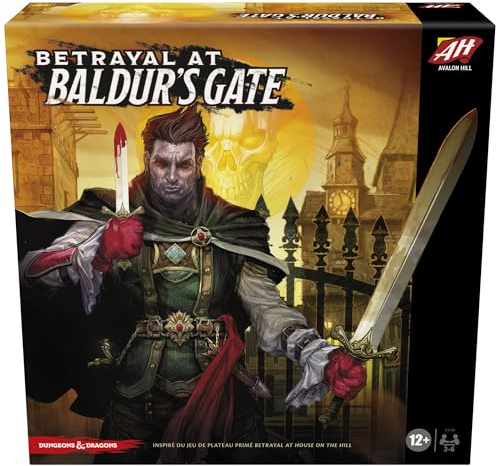 Avalon Hill Betrayal at Baldur's Gate, modulärt Heroic Fantasy-brädspel med dold matare från 12 år