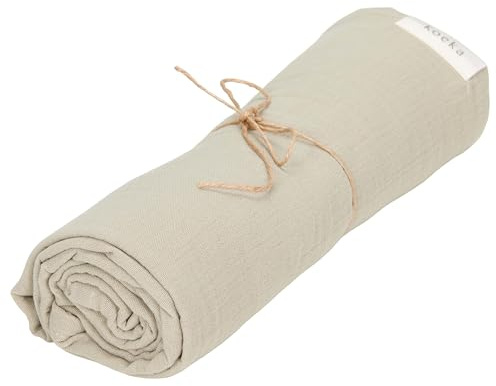 Koeka Musselin Tuch - Mullwindel - Mulltüch - Stoffwindeln Für Baby - Swaddle - Faro - Musselin Baumwolle - Grün - 75x75 Cm