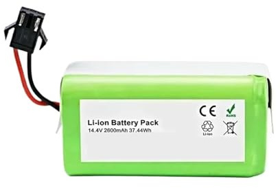 Batería De Iones De Litio De 14,4 V Y 2600 MAh, Compatible Con Aspiradoras Conga 990 Y 1090, Y Con Aspiradoras Ecovacs N79S Y N79 DN622.(2600mah)
