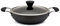 Zinel 4170 Non-Stick Wok with Hard Anodised Induction Base, Grey, 24 cm