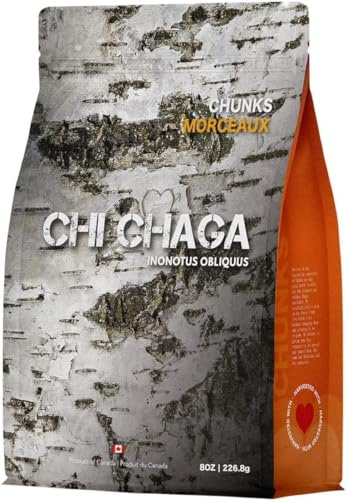 Té di fungo Chaga in pezzi- Il pregiato Superfood canadese raccolto 100% selvatico