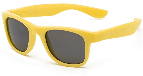 KOOLSUN - Wave - gafas de sol para niños - Amarillo Imperio - 3-10 años - UV400 - Categoría 3