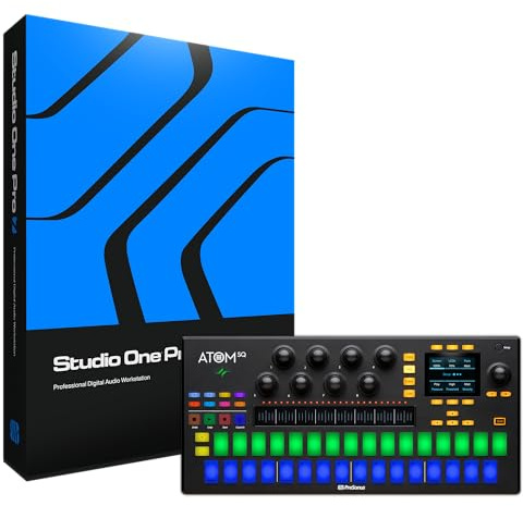 PreSonus ATOM SQ, Hybrid-MIDI-Keyboard-/Pad-Controller für Musikperformance und Produktion mit Studio One Artist, Ableton Live Lite und Studio Magic Software-Bundle