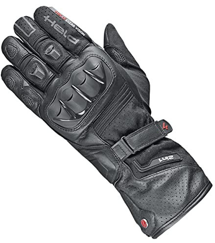 Held Air n Dry II Damen Motorrad Handschuhe, schwarz, 7