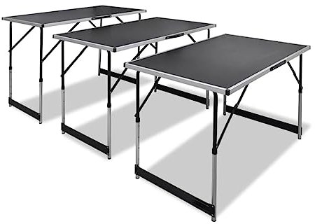 RAUGAJ Tables-Pasting Table 3 pcs Foldable Height Adjustable-Furniture