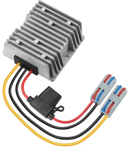 YABOANG DC/DC converter step-down 20-60V to 12V 20A voltage buck converter to 20A 240W power transformer waterproof step-down module suitable for cars trucks electric scooters