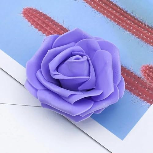 ZFISH 5/10/20 Stück 7 cm Rosenschaum, DIY-Box, Hochzeitsauto, Heimdekoration, Brautaccessoires, Ausverkauf, künstliche Blumen, 9–10 Stück