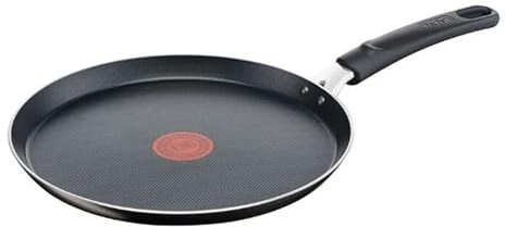 TEFAL Poêle à crêpes So'Light 25 cm | Poêle à induction légère | Revêtement anti-adhésif sûr | Chauffage rapide | Technologie Light Tech | Garantie 2 ans | H0563842