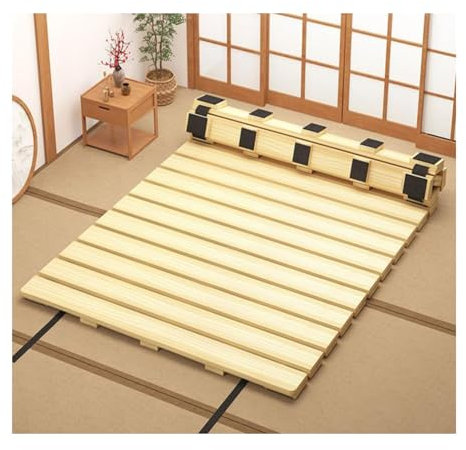 LVLDAWA Tabla Cama Rígida Enrollable Plegable, Tablero Protector Cintura Listones Madera Transpirables para Cama Tablero Soporte Cama Rígida para Dormitorio, Loft(24X71IN)