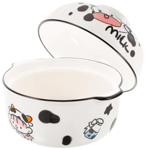 IMIKEYA 1Stk Brotschale Deckel Gericht Dekorative Schale Küchenbogen Schüsseln aufbwahrungs-box aufbewahrungskorb breakfast bowl suppenschüssel Schale für zu Hause Dessertschale Keramik