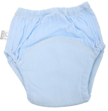 Waschbare Windelhose für Neugeborene, aus Baumwolle, Blau | Atmungsaktiv und Hautfreundlich, Bequeme Passform, Wiederverwendbar, für Babys und Neugeborene