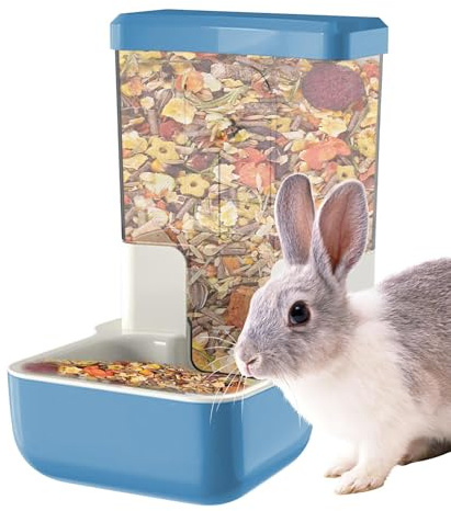 Walopola Distributeur de Nourriture Automatique pour Chinchilla, Grande capacité pour perroquets, furets, Pigeons, hérissons, Chinchilla