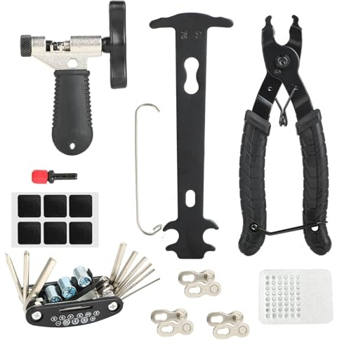 Windfromort Fahrrad Kettenwerkzeug Set – Kettennieter und Kettenzange für Fahrräder, 12-teilig, Robust & Vielseitig, Geeignet für die Reparatur und Wartung von 6–12-Fach Fahrradketten