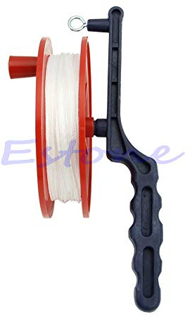 Mirweon Outdoor Lager Rad Drachen Wickler Werkzeug Spule Griff Schnur Schnur Schnur 60 m Wickler