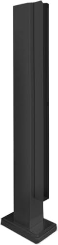 Poteau de balustrade en acier inoxydable pour terrasses et balcons - Pince durable pour panneaux en verre, bois et plastique de 10/12 mm
