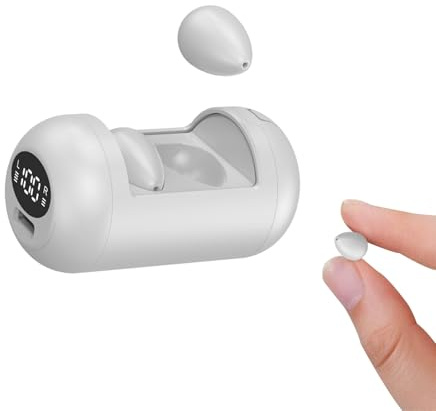 Mini Kopfhörer Kabellos Bluetooth Unsichtbar Klein zum Schlafen In Ear | Schlaf Bluetooth Seitenschläfer Drahtlos Kopfhörer Headset Kleine Ohren Wireless Sleeping In Ear Headphones Earphones Earbuds