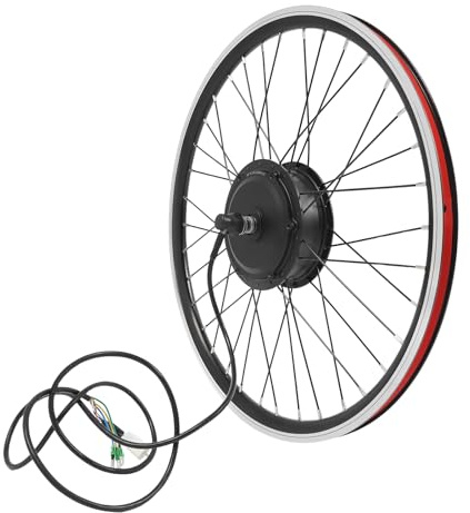 MccoMMon E-Bike Umbausatz 24 Zoll 36V 500W Elektrofahrrad Vorderrad Motor Conversion Kit 30-35km/h LCD-Anzeige Fahrrad Nachrüstsatz mit 5 Einstellbare Geschwindigkeiten