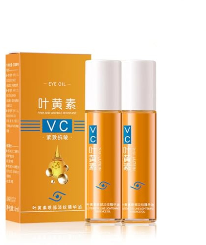 Ruy Vc Lutein Sérum anti-rides, huile d'essence pour les yeux de lutéine, huile anti-rides, sérum contour des yeux anti-âge contre les rides, les poches, les gonflements et les cernes pour toutes les