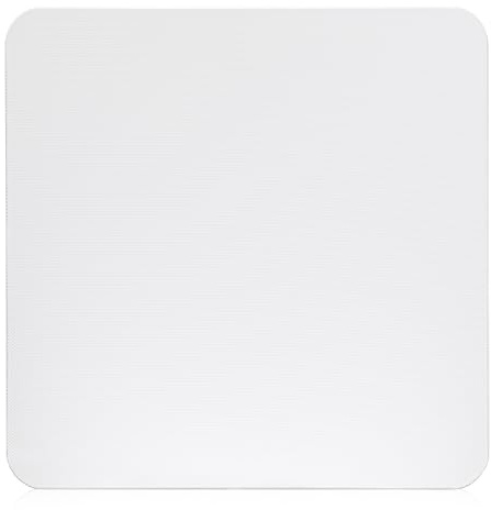 Amosfun Tapis de Souris en Verre Transparent 250x250 Mm, sous-Main Antidérapant Lisse, Tapis de Souris Gaming pour Bureau et Jeux Vidéo, Accessoire Bureau Gamer Ergonomique