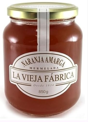 La Vieja Fábrica Marmellata di Arance Amare, Formato Famiglia 850g, Classica per Colazione e Pasticceria