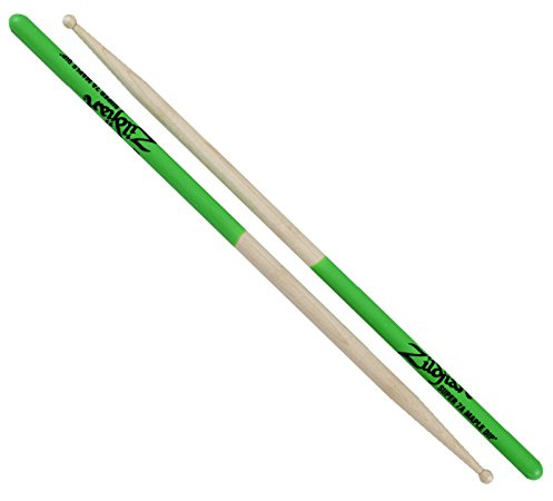 Zildjian S7AMG SUPER 7A Dip Trommelstöcke / Sticks / Drumsticks (1 Paar), Grün