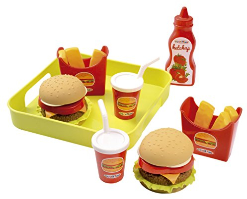 Ecoiffier 957 - Hamburger Set mit Tablett