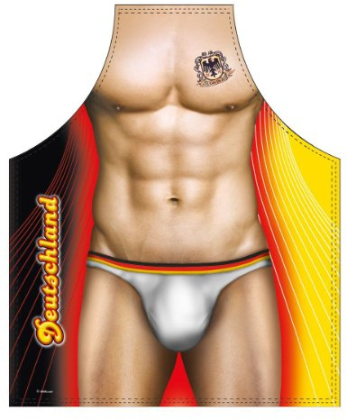 k/A Grillschürze FanArtikel Deutschland Sixpack Man