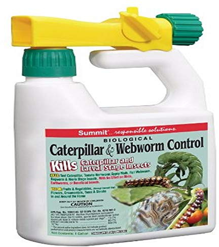 SUMMIT 021-6 Caterpillar and Webworm Control-Hose End For Insects, 1-, Quart, White