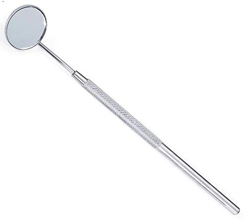 Espejo dental de acero inoxidable, 16 cm, accesorio para dentista