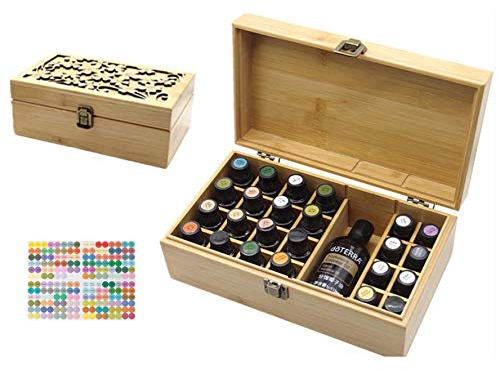 CHSEEO 25-Bottiglia Scatola di Immagazzinaggio di Olio Essenziale Organizzatore Supporto dello Scaffale di Esposizione Porta Cosmetici Portaoggetti per Profumo, Smalto per Unghie e Rossetti #7