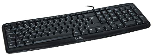 LINK LKTAST07 - Tastiera Italiana 108 Tasti Colore Nero Connettore Ps2