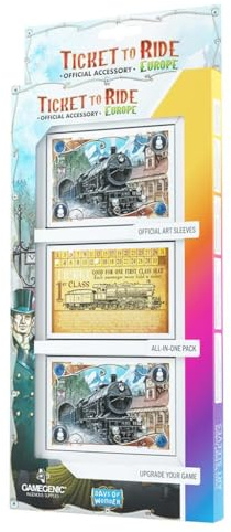 Gamegenic, Ticket to Ride Europe Art Sleeves, Zubehör