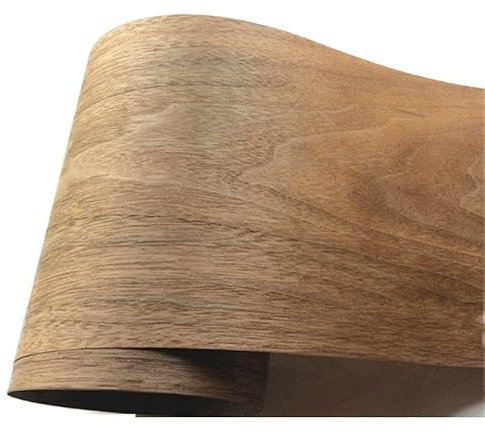 1 Rolle 230 cm natürliches schwarzes Nussbaumfurnier dünn handgefertigt DIY Massivholz dekorative Platte Haut Lautsprecher Renovierung