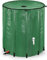 LARS360 Tanque de agua de lluvia plegable de 750 l, depósito de lluvia con protección contra rebosadero y grifo, depósito de agua de lluvia con rejilla de entrada de agua, inoxidable y resistente a la