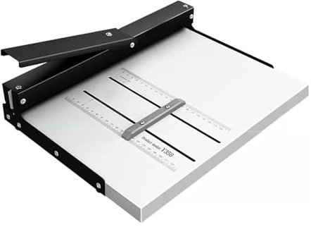 Plieuse manuelle de papier, plieuse manuelle de qualité commerciale de 13,8/350 mm avec bloc de positionnement et échelle précise, profondeur de rainure de 0,8 mm pour papier a4