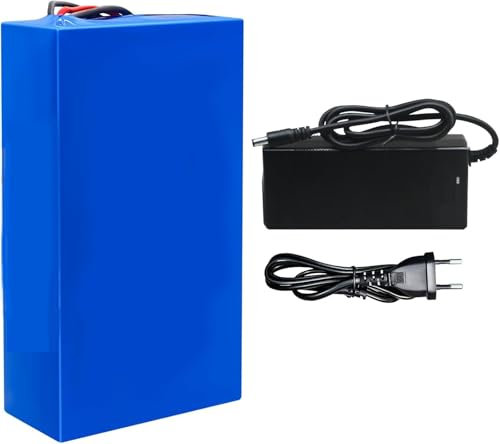 Batería Bicicleta eléctrica 48 V 10 Ah 20 Ah 30 Ah 35 Ah 40 Ah Batería Iones Litio con Cargador BMS para 250W 500W 1000W Motocicleta eléctrica Scooter Bicicleta 36V 35AH,XT60