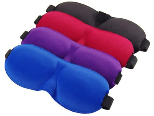 ZUNOXAZ 4piezas para Dormir Ojos Cómoda Unidades Ojos para Dormir Antifaz Siesta para Viajes y Hogar