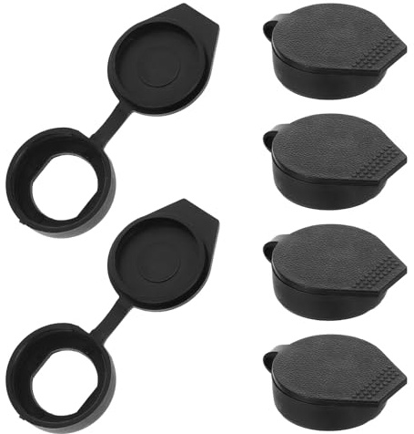 OATIPHO Cache Étanche Noir en Plastique pour Coffret Électrique, 6 Pièces, Protection la Pluie Poussière, Adapté aux Armoires de Distribution en Extérieur