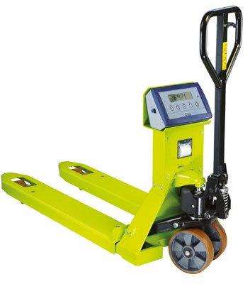 Handgabelhubwagen mit Waage, Traglast 2500 kg, Gab ellänge 1140 mm, Wägegenauigkeit 0,05 %, Auflösung
