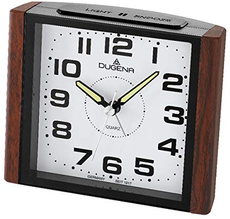 Dugena Unisex-Armbanduhr Quarz Wecker Analog Quarz 4460592