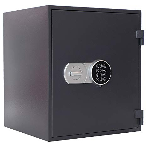 Profirst Versal Fire 55 Feuerschutztresor 60 minütiger Feuerschutz Elektronikschloss Notöffnung möglich verstellbarer Fachboden Kunststofflade