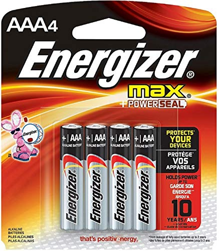 Energizer Max AAA Pile alcaline 4 EA (Lot de 2)