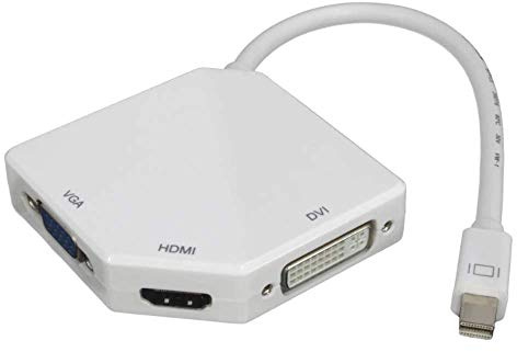 Microconnect - Mdphdmivgadvi1 Mini displayport vga + hdmi + dvi White